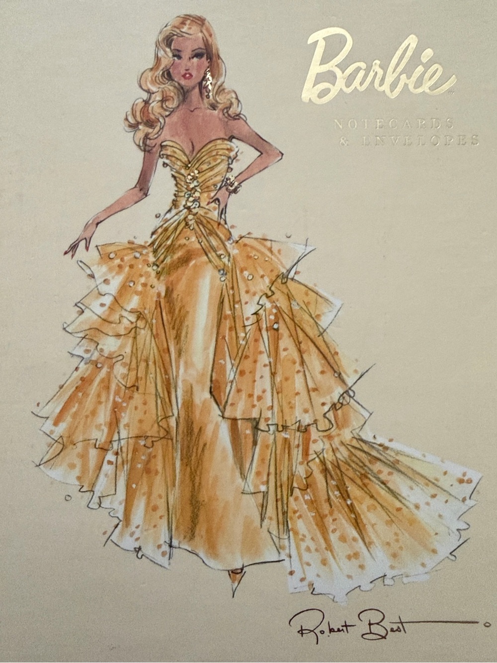 Barbie Notecard & Envelopes